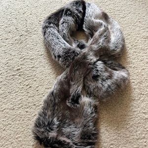 Faux fur scarf
